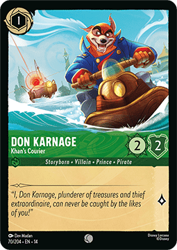 Don Karnage - Khan's Courier