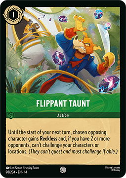 Flippant Taunt