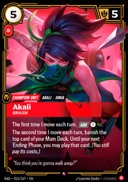 Akali, Brash (V.1 - Rare)