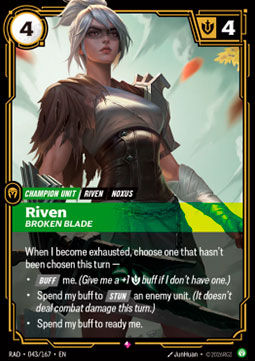 Riven, Broken Blade (V.1 - Rare)