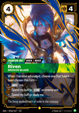 Riven, Broken Blade (V.2 - Showcase)