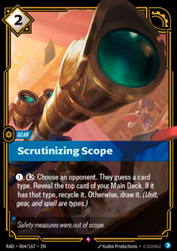 Scrutinizing Scope