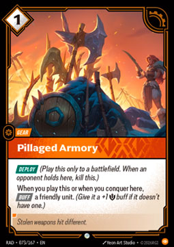 Pillaged Armory