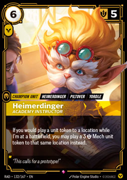 Heimerdinger, Academy Instructor