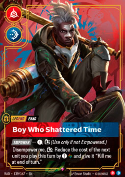 Ekko, Boy Who Shattered Time (V.1 - Rare)