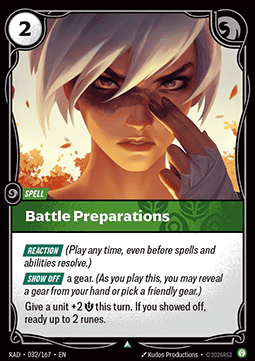 Battle Preparations