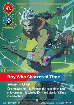 Ekko, Boy Who Shattered Time (V.3 - Signed Showcase)