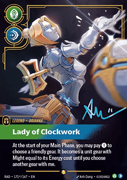 Orianna, Lady of Clockwork (V.3 - Signed Showcase)
