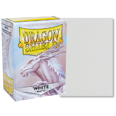Dragon Shield White Matte Standard 100U