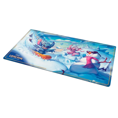 Lorcana Hyperia City Stitch and Angel in Winterspell Playmat (PRESALE)