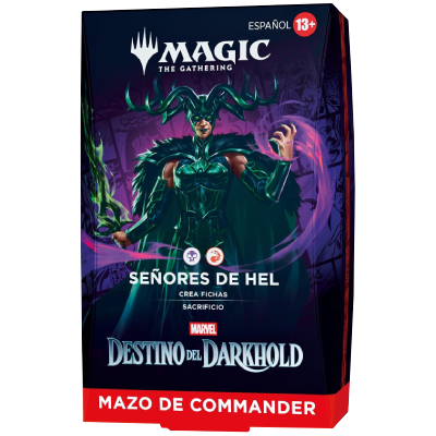 MTG: Marvel Darkhold Destiny Commander Deck Lords of Hel Spanish (PRESALE)