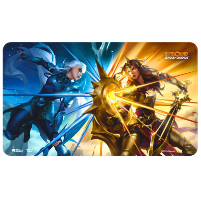 Riftbound Vendetta Diana vs Leona Playmat