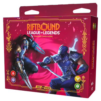 Riftbound Vendetta Zed vs Shen Showdown Deck Inglés