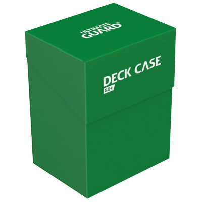 Ultimate Guard Green Deck Case 80+