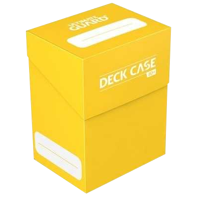 Ultimate Guard Yellow Deck Case 80+